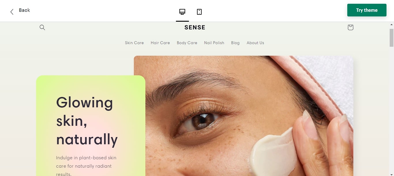 sense fastest shopify theme