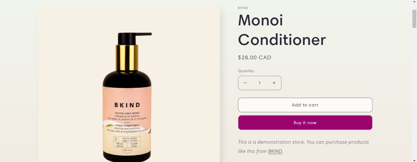 sense shopify theme quick buy