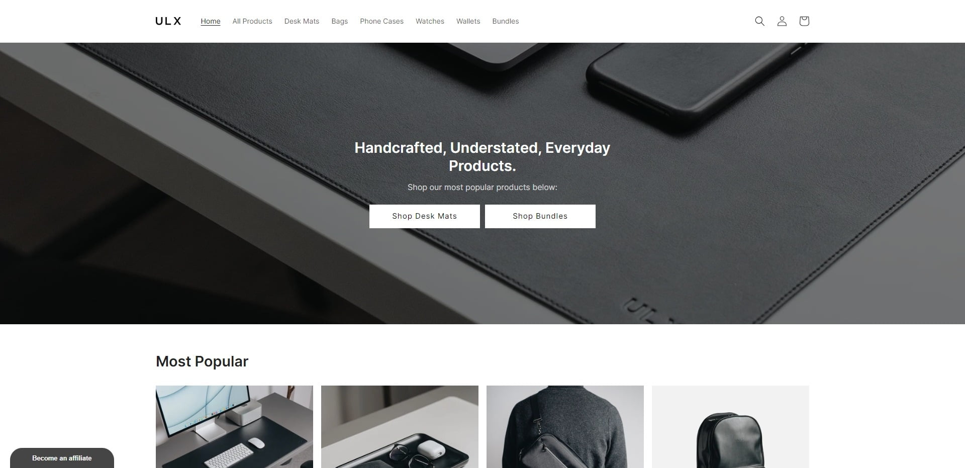 ulx store dawn theme shopify example