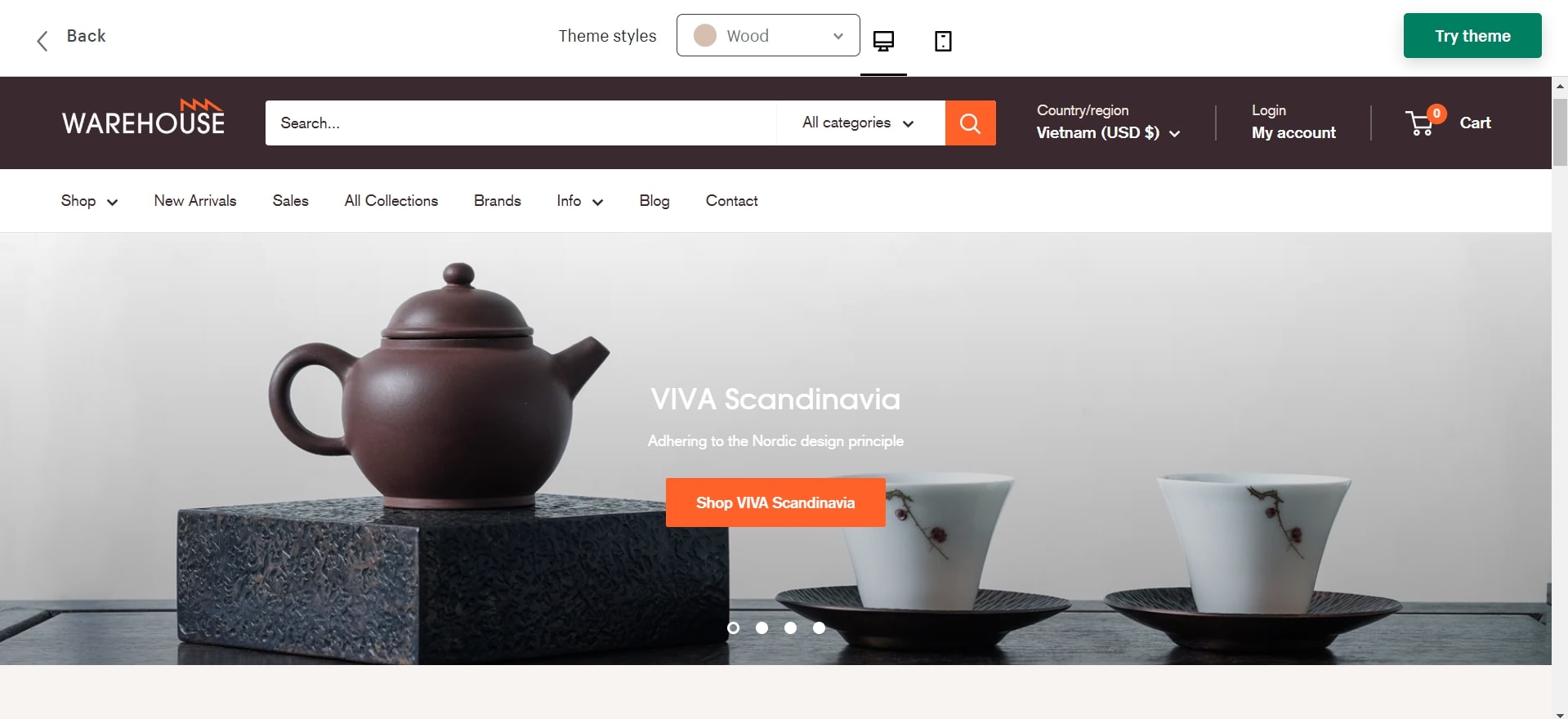 warehouse premium shopify theme