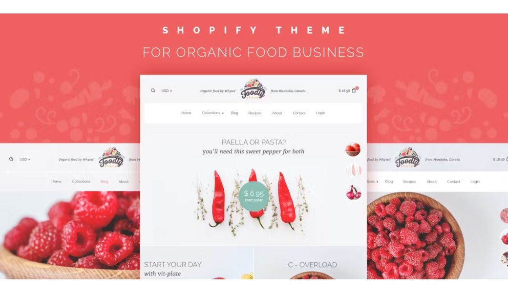 foodly theme of envato shopify themes
