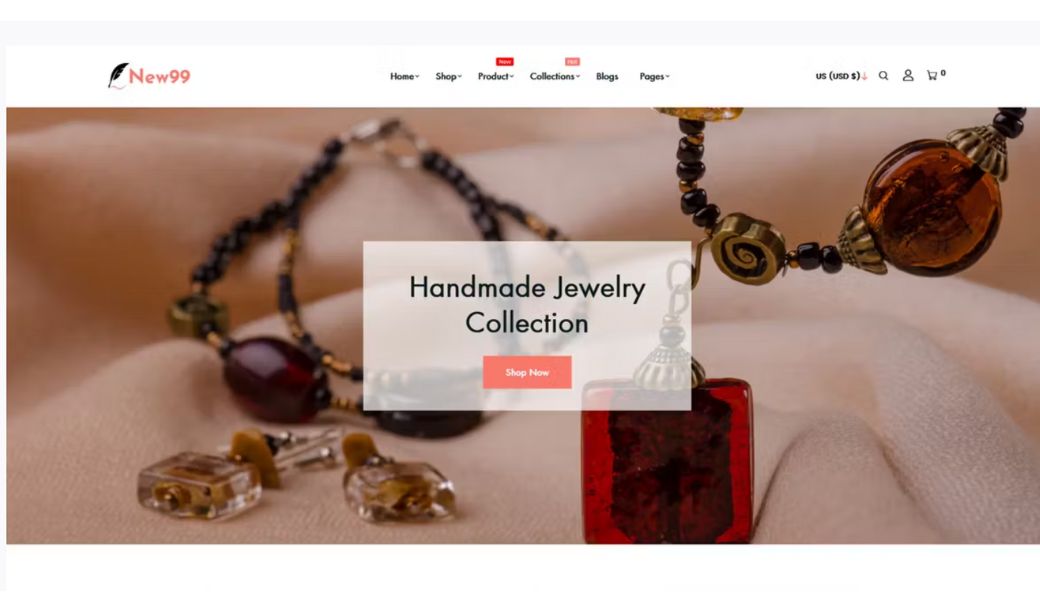 new99 theme of Envato Shopify themes