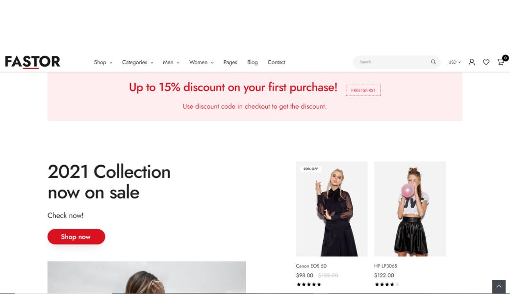 fastor theme of envato shopify themes