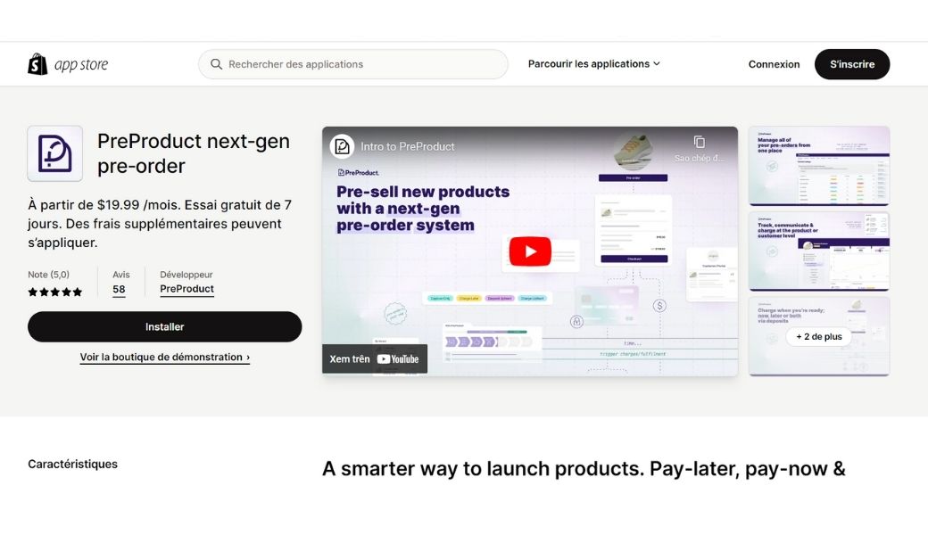 pre orders on shopify - next gen