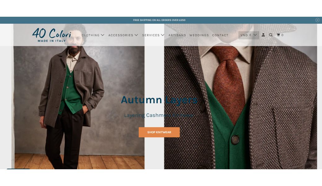 40 colori parallax shopify theme
