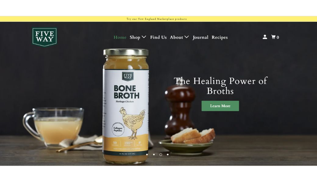 five way parallax shopify theme