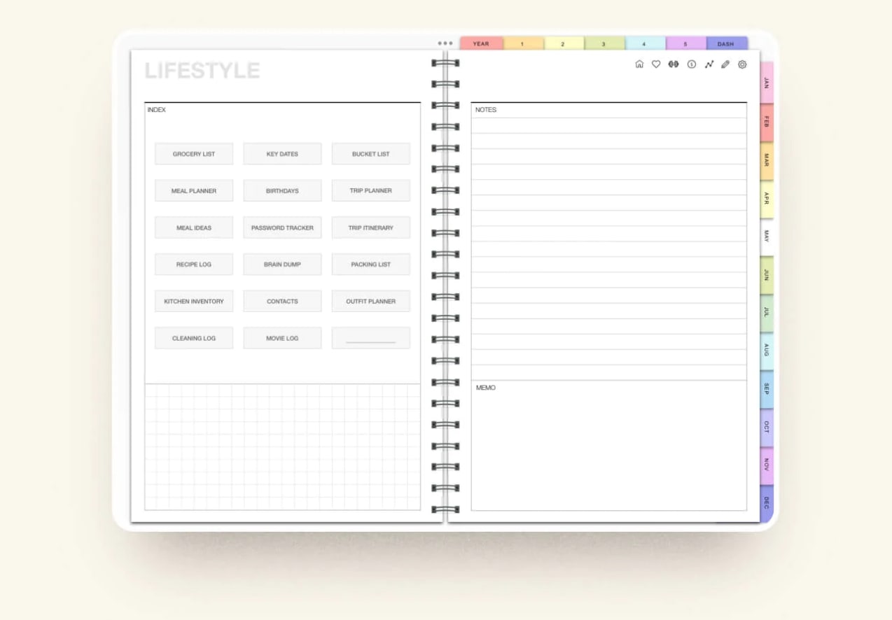 Digital Planners etsy