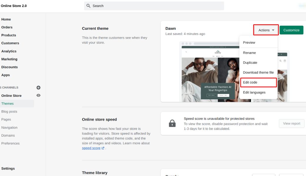 How to Remove Powered by Shopify by Editing Code