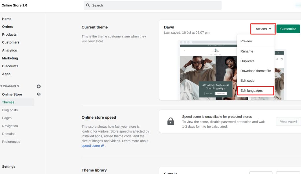 How to Remove Powered by Shopify by Using Theme Content