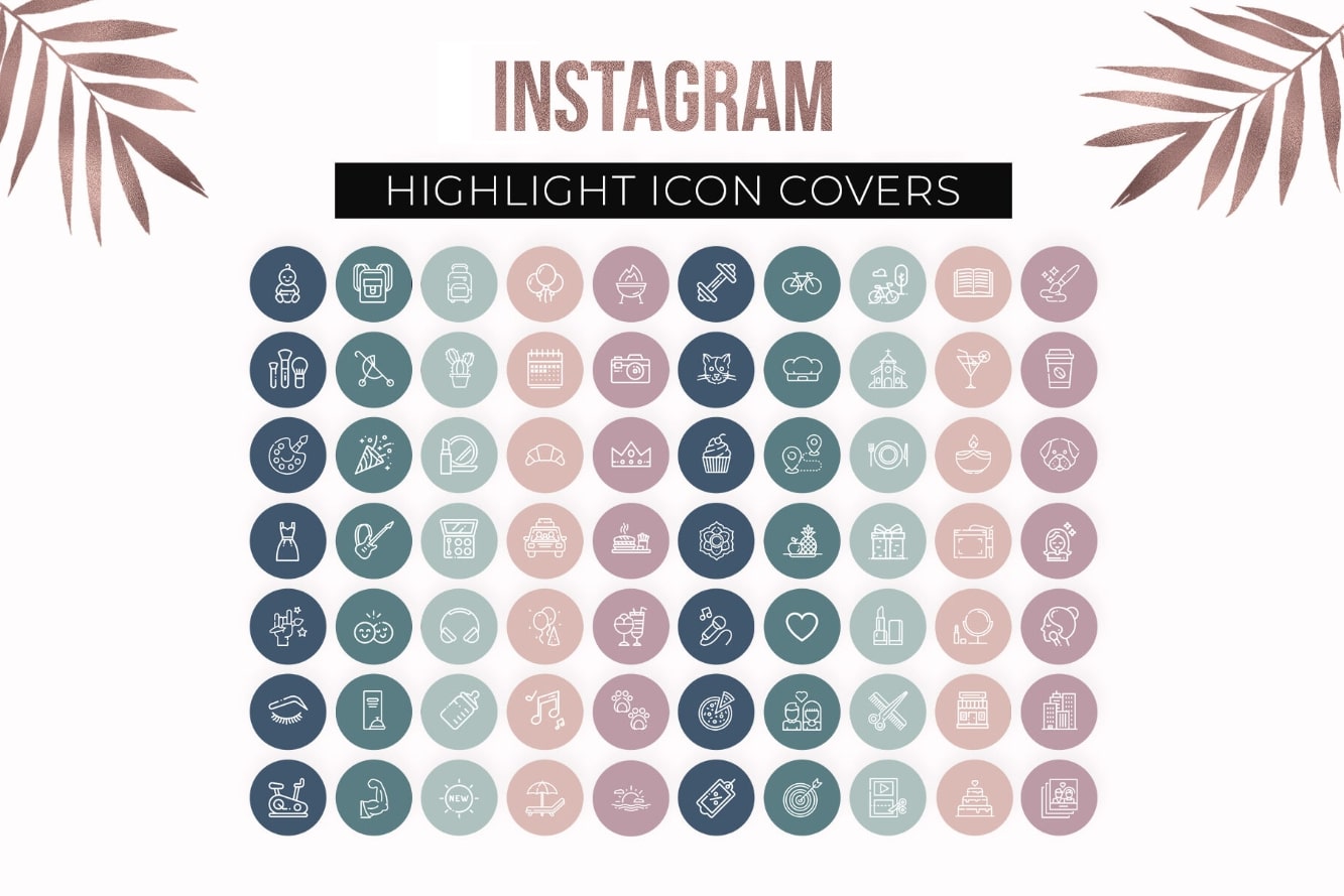 Instagram story highlight icons etsy