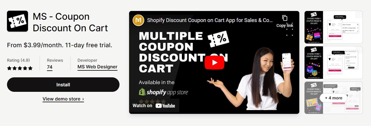 MS shopify discount apps
