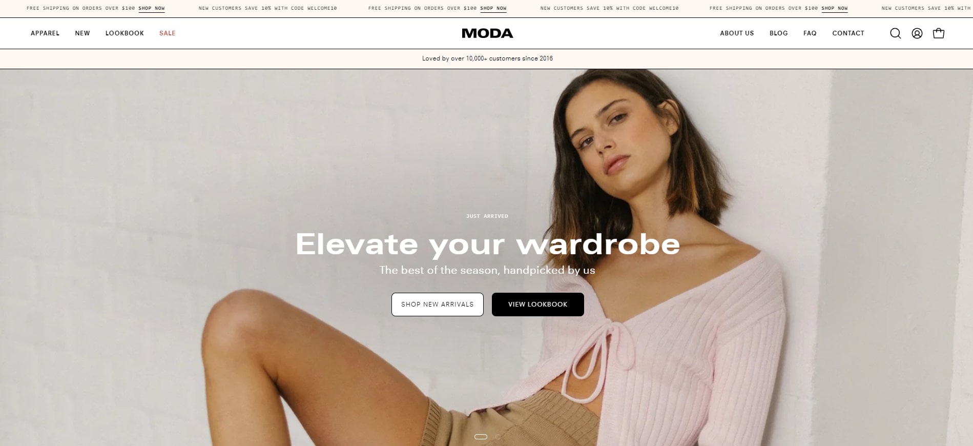 Palo Alto Shopify theme - Vibrant Preset