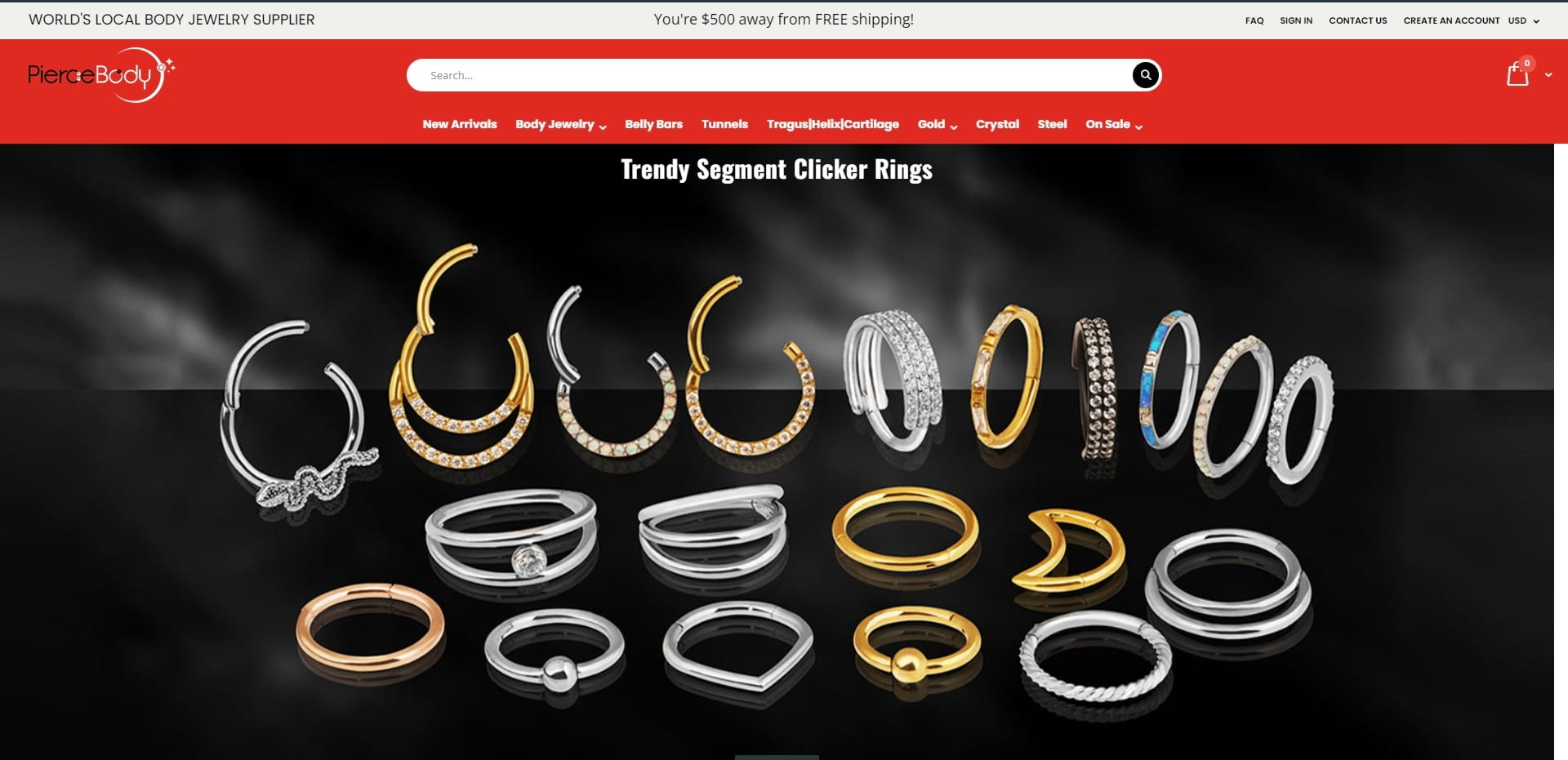 Pierce Body jewelry dropshipping supplier