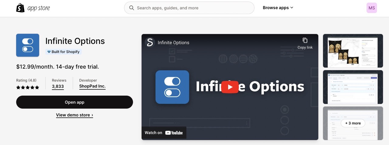 Access the Shopify App Store and click the 'Install' button