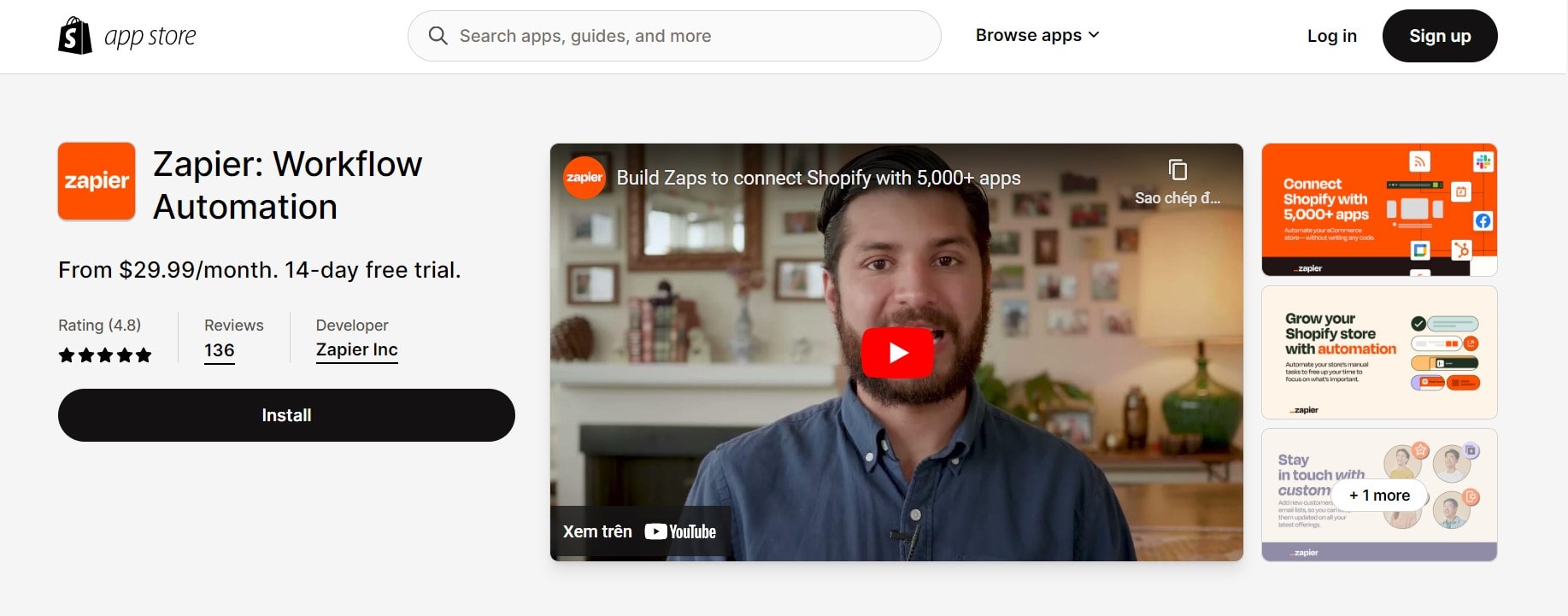 best apps to use on shopify Zapier