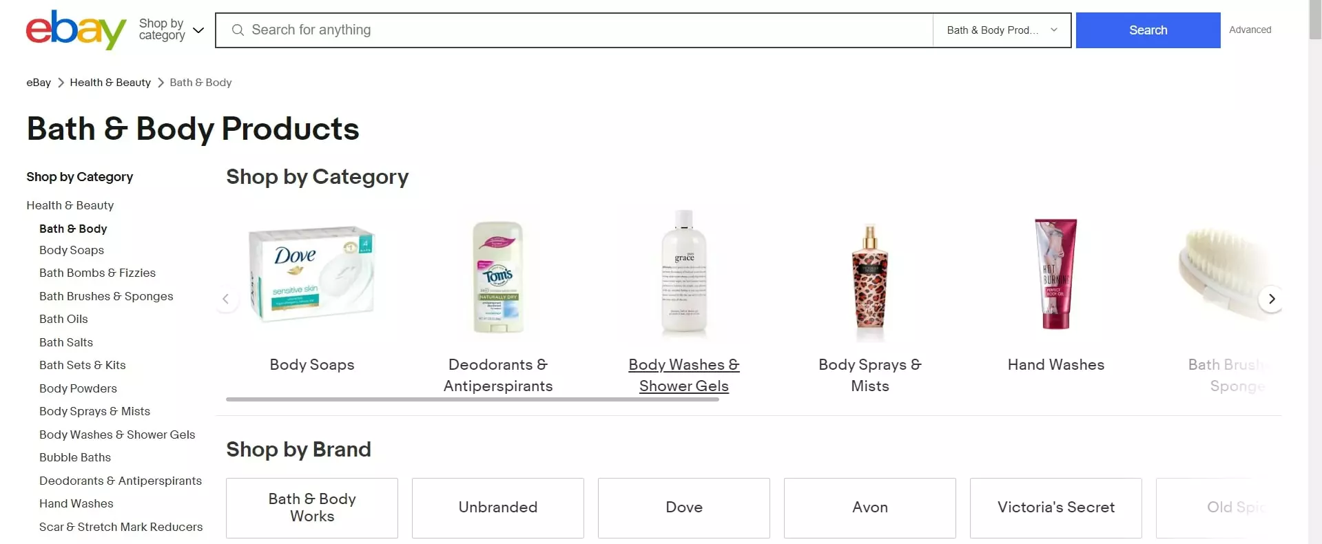 bath and body ebay trending items