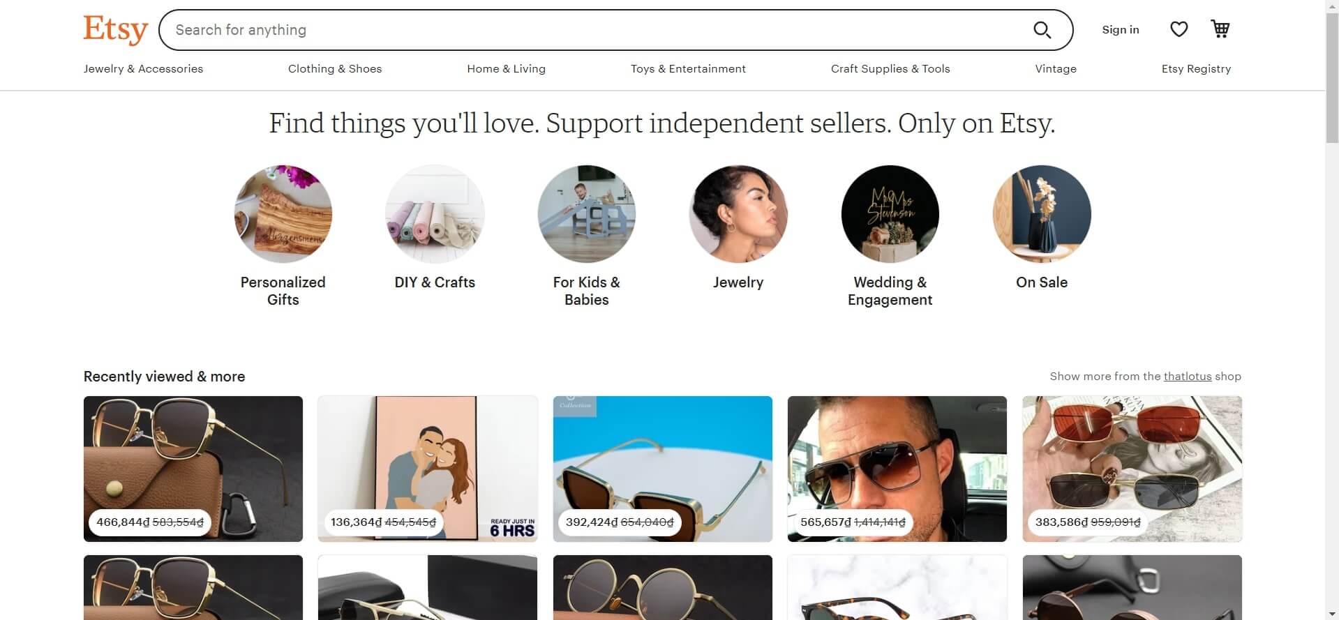 etsy platform