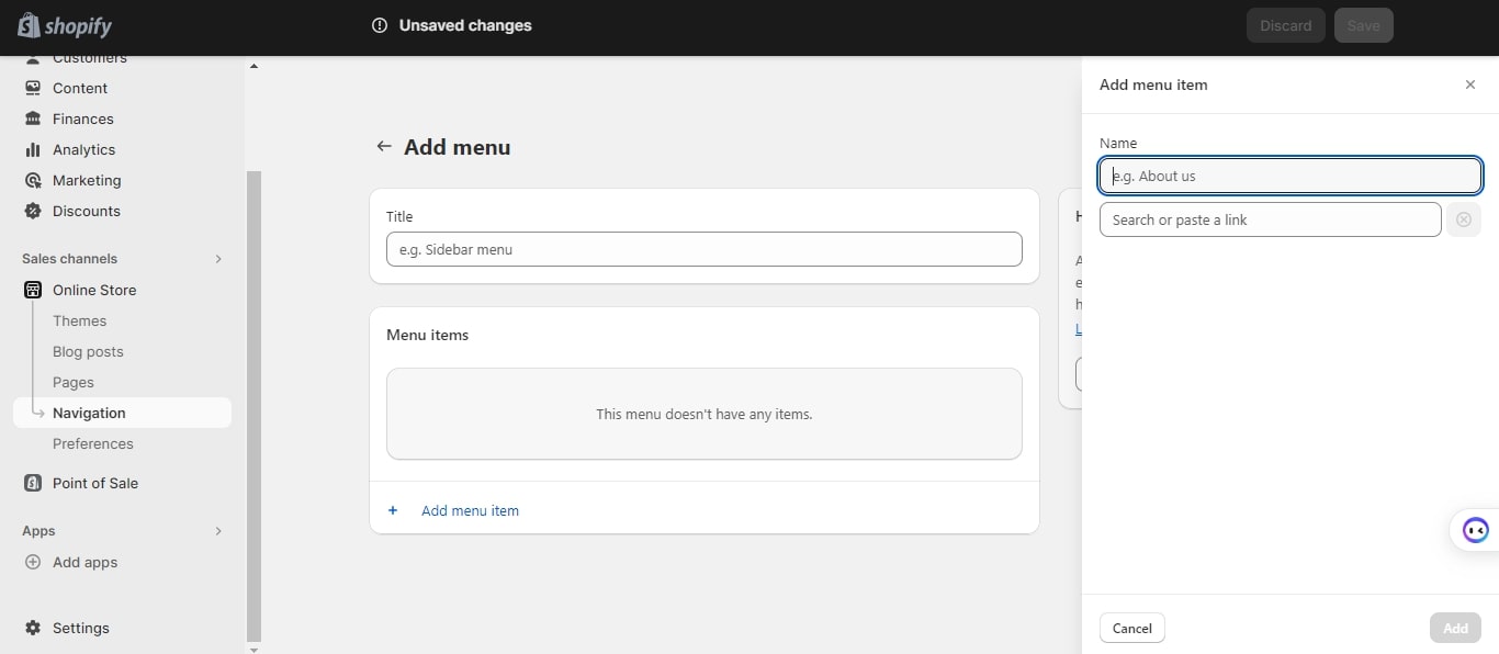 how to change shopify url