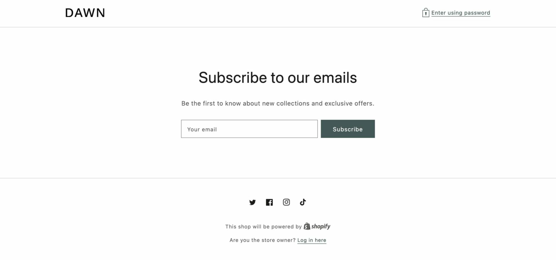 password protect page 