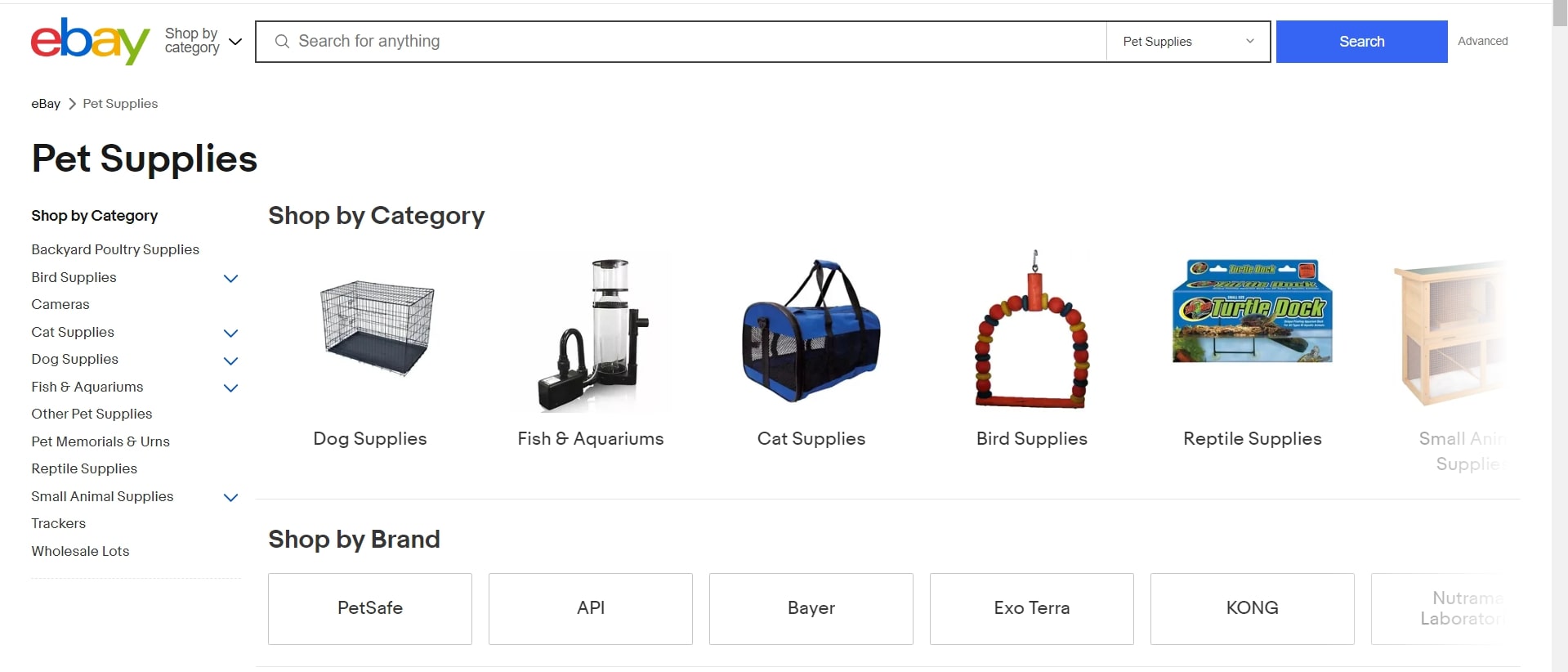 pet supplies ebay trending items