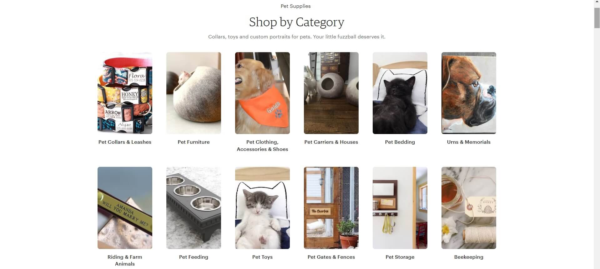 pet supplies etsy