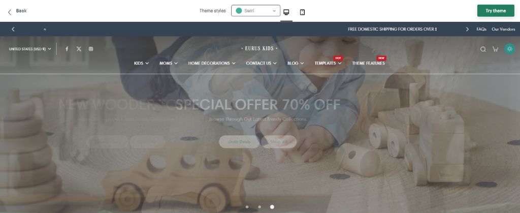 Refresh Theme Shopify - Eurus
