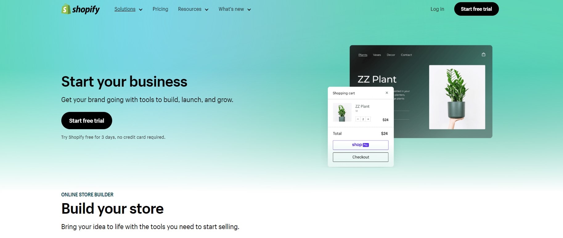 shopify costs per sale