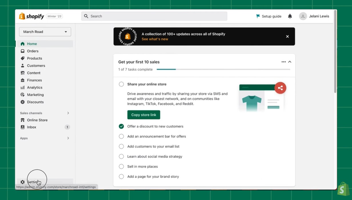 shopify metafields lists- setting
