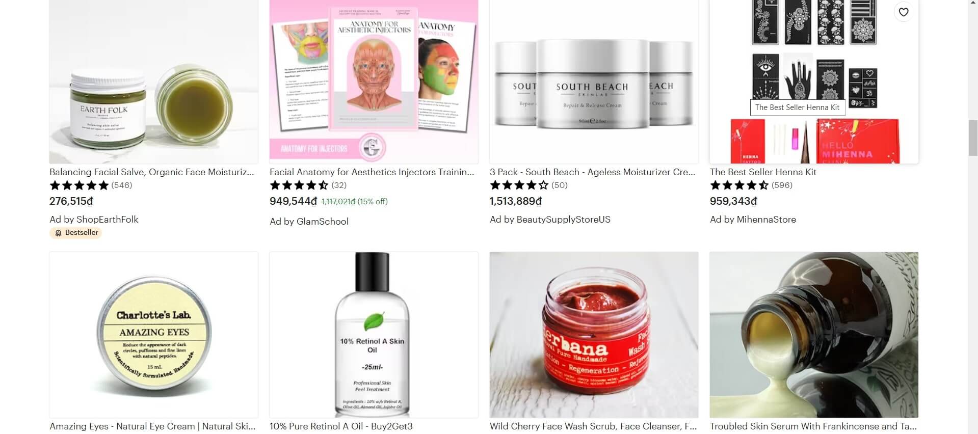 skincare beauty products etsy