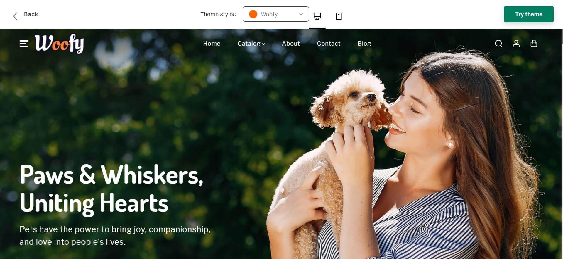 yuva Shopify pet store themes