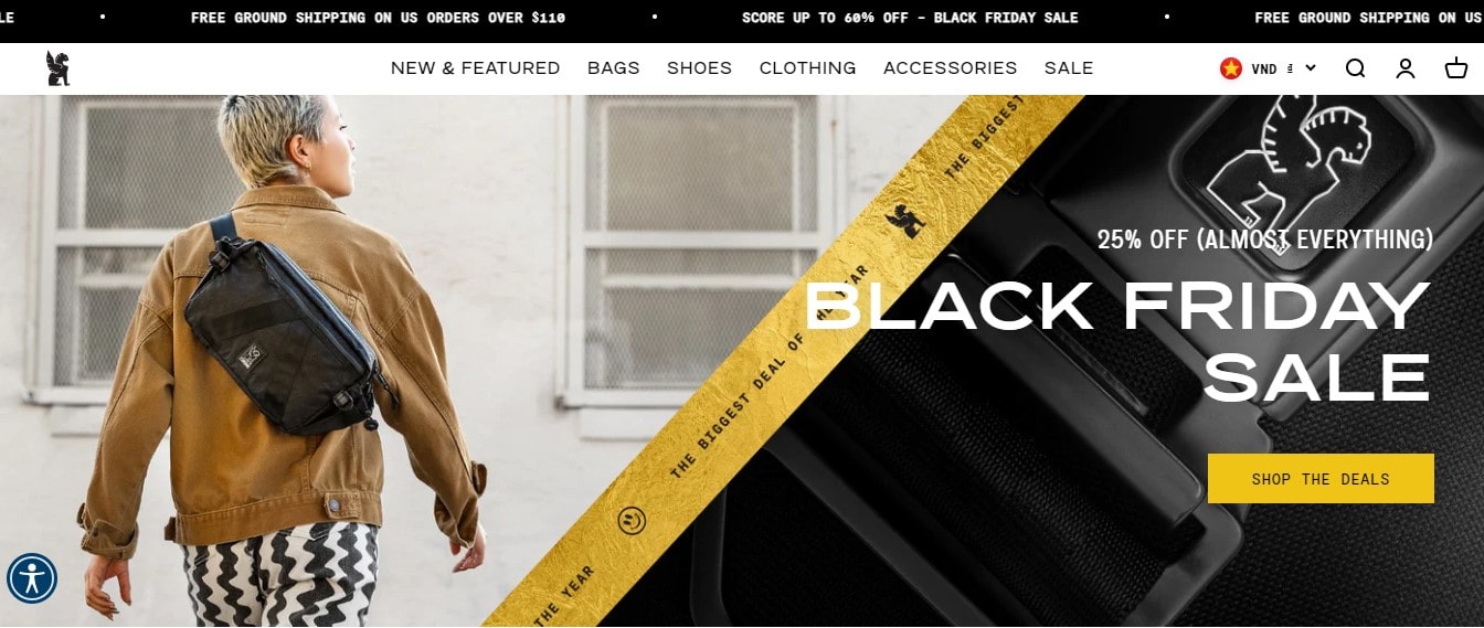 Chrome Industries - stores using impact shopify theme