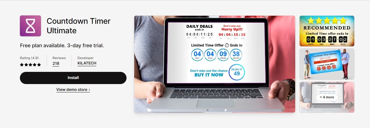 Countdown Timer Ultimate - shopify countdown timer app