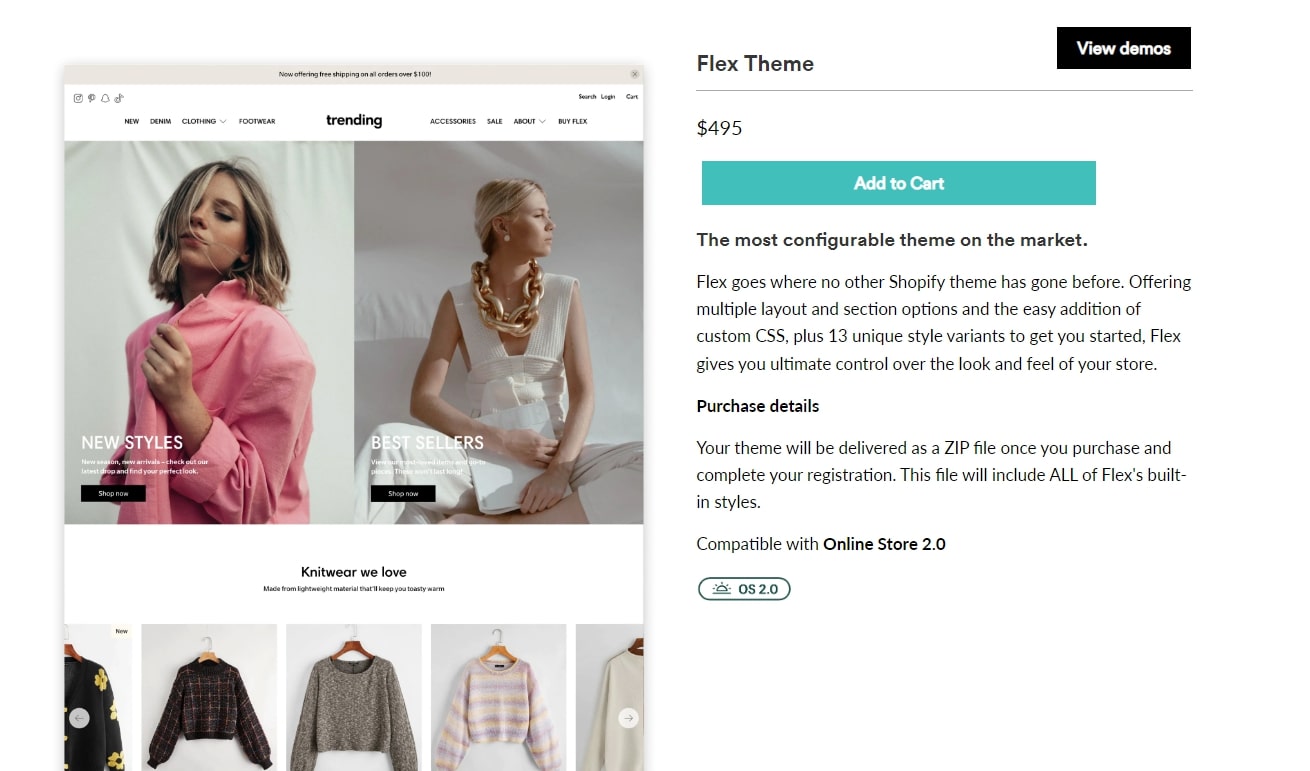 Flex Shopify Theme review