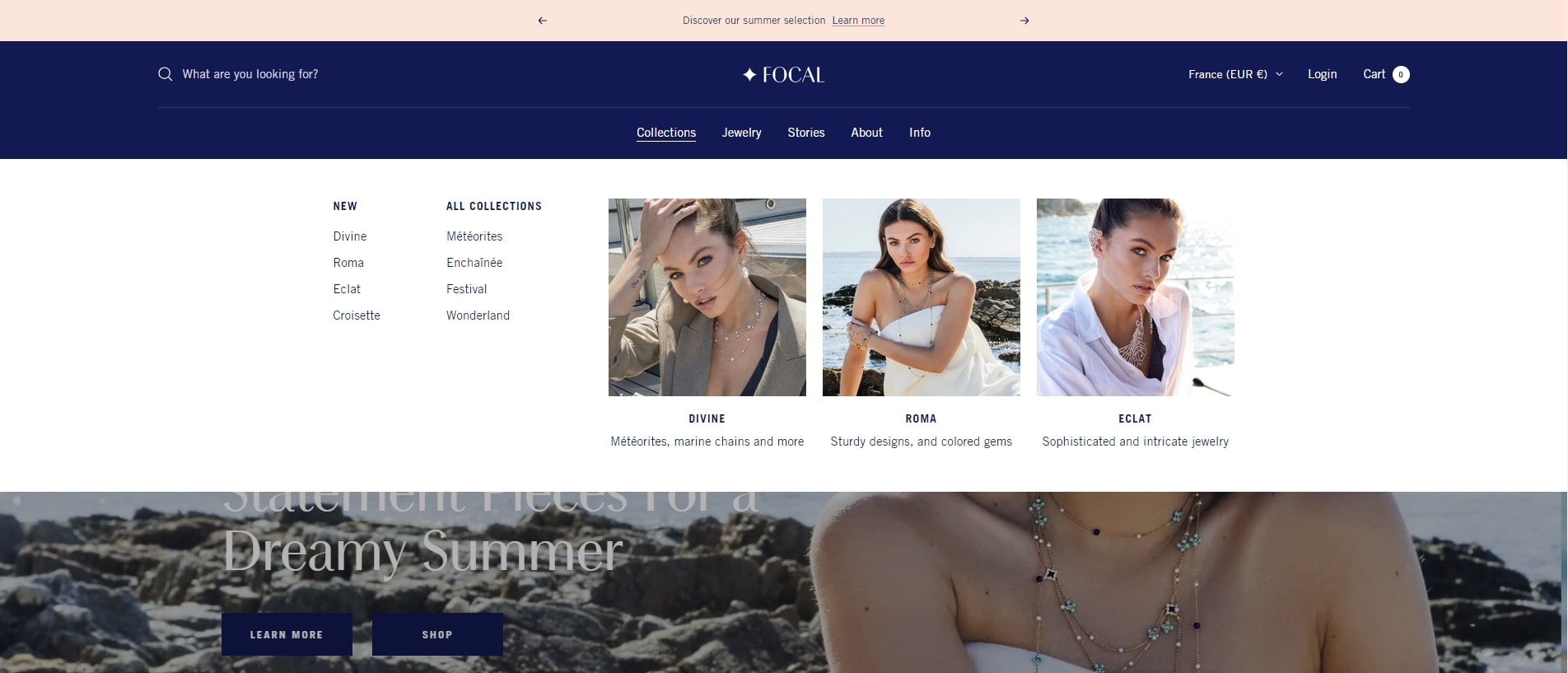 Mega Menu Focal Shopify Theme