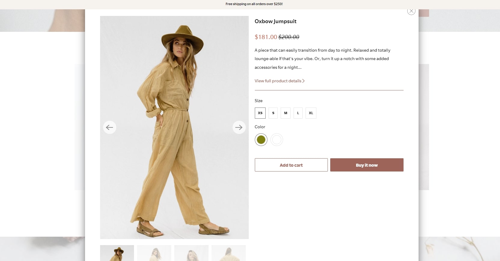 Quick Shop Parallax Shopify theme