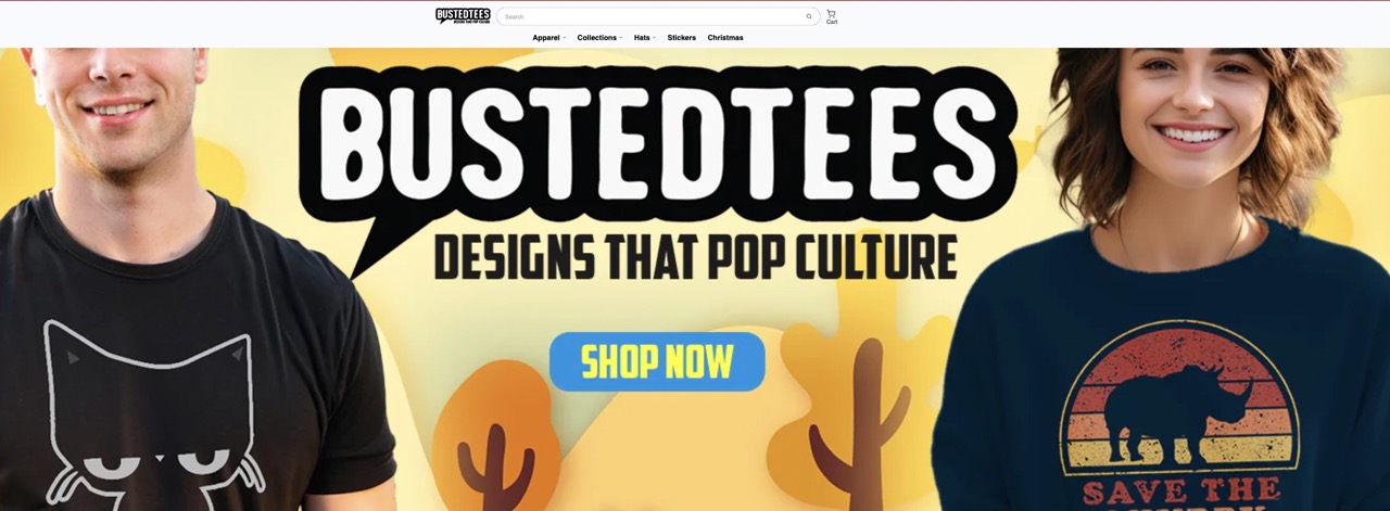 BustedTees is the go-to spot for one-of-a-kind and super cool shirt designs