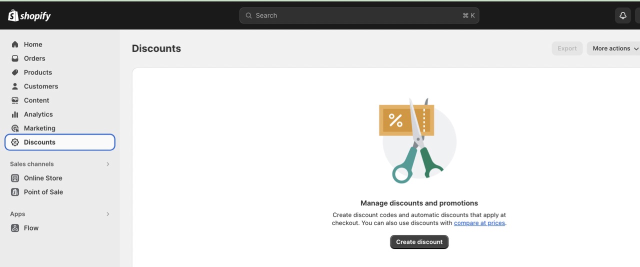 Sign in to your Shopify store's admin area.