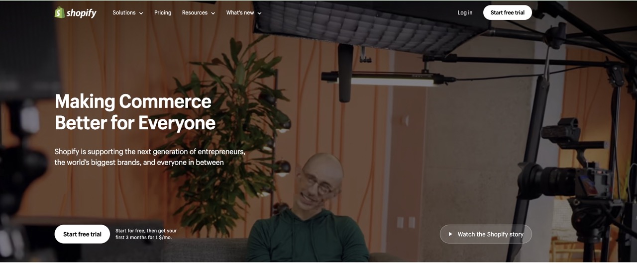 Shopify is a tool for making excellent websites and online stores