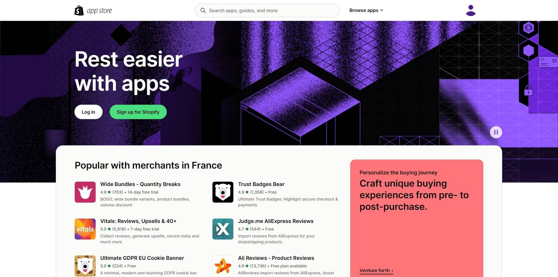 Shopify apps