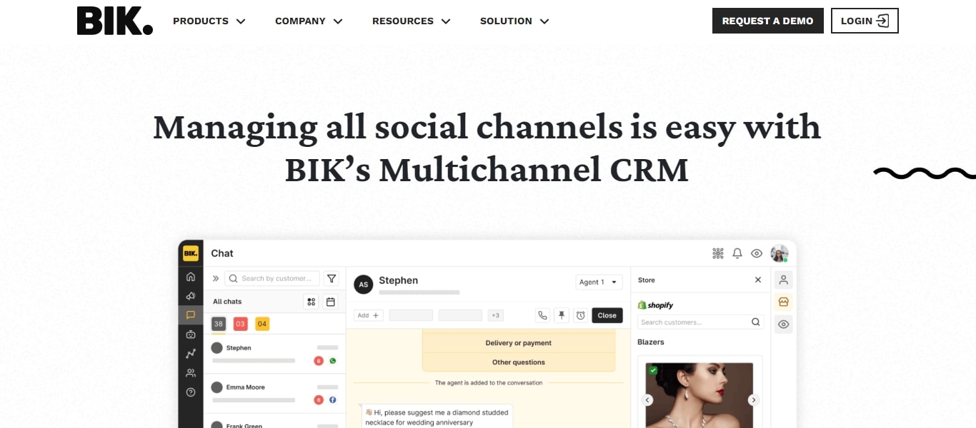 Bik Shopify CRM
