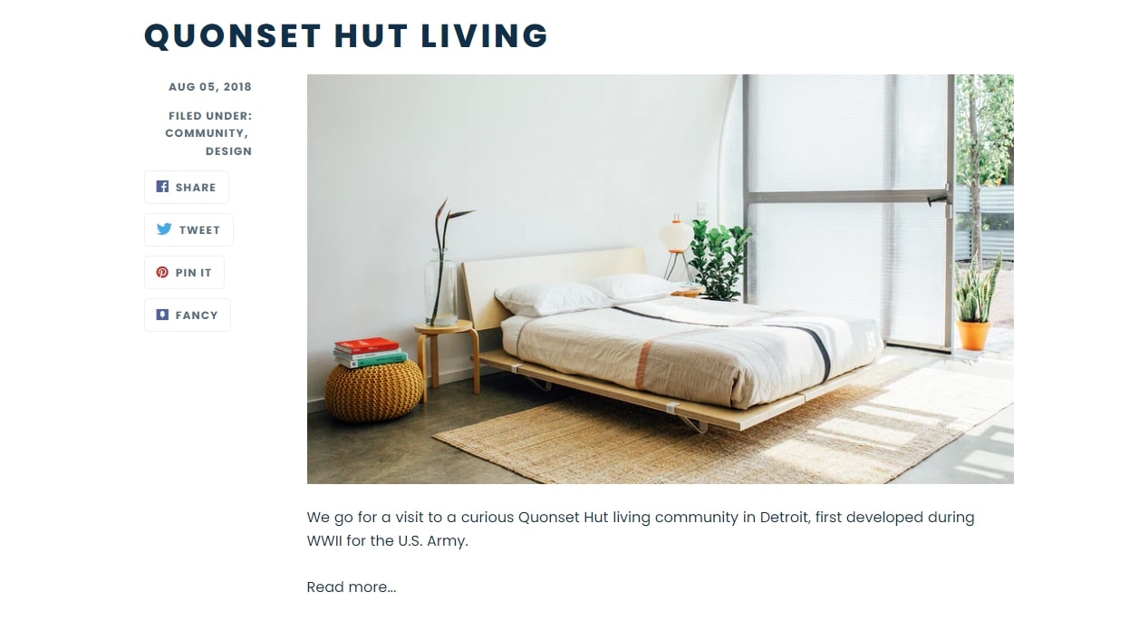 blog Startup theme Shopify