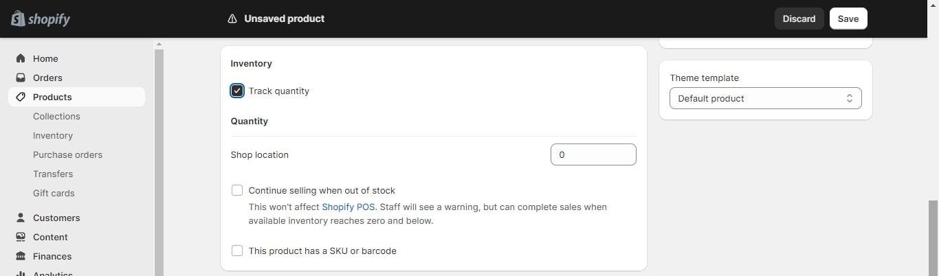 how to add products to Shopify inventory