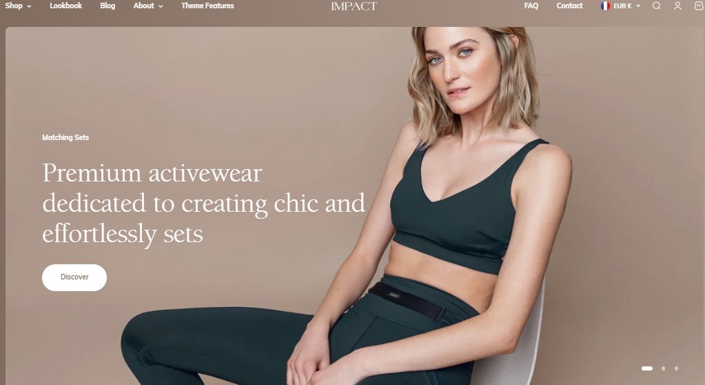 impact shopify theme - shape style
