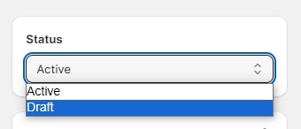 product status