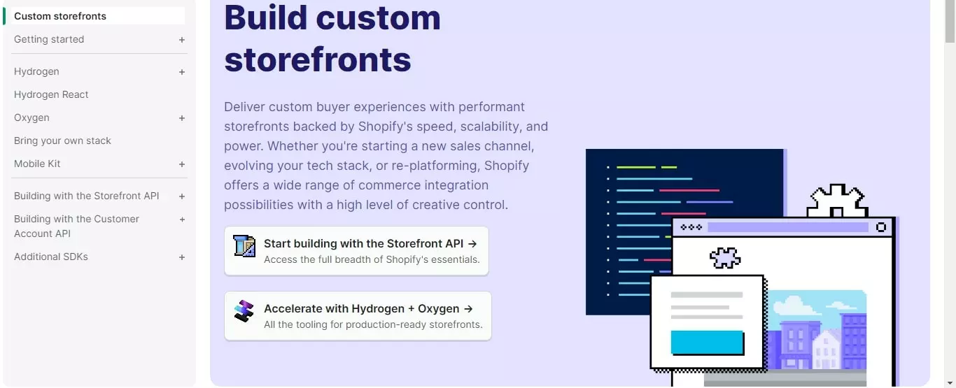 shopify features custom storefront
