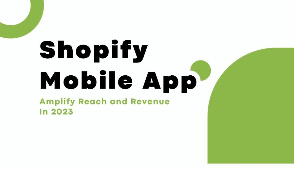 shopify mobile app