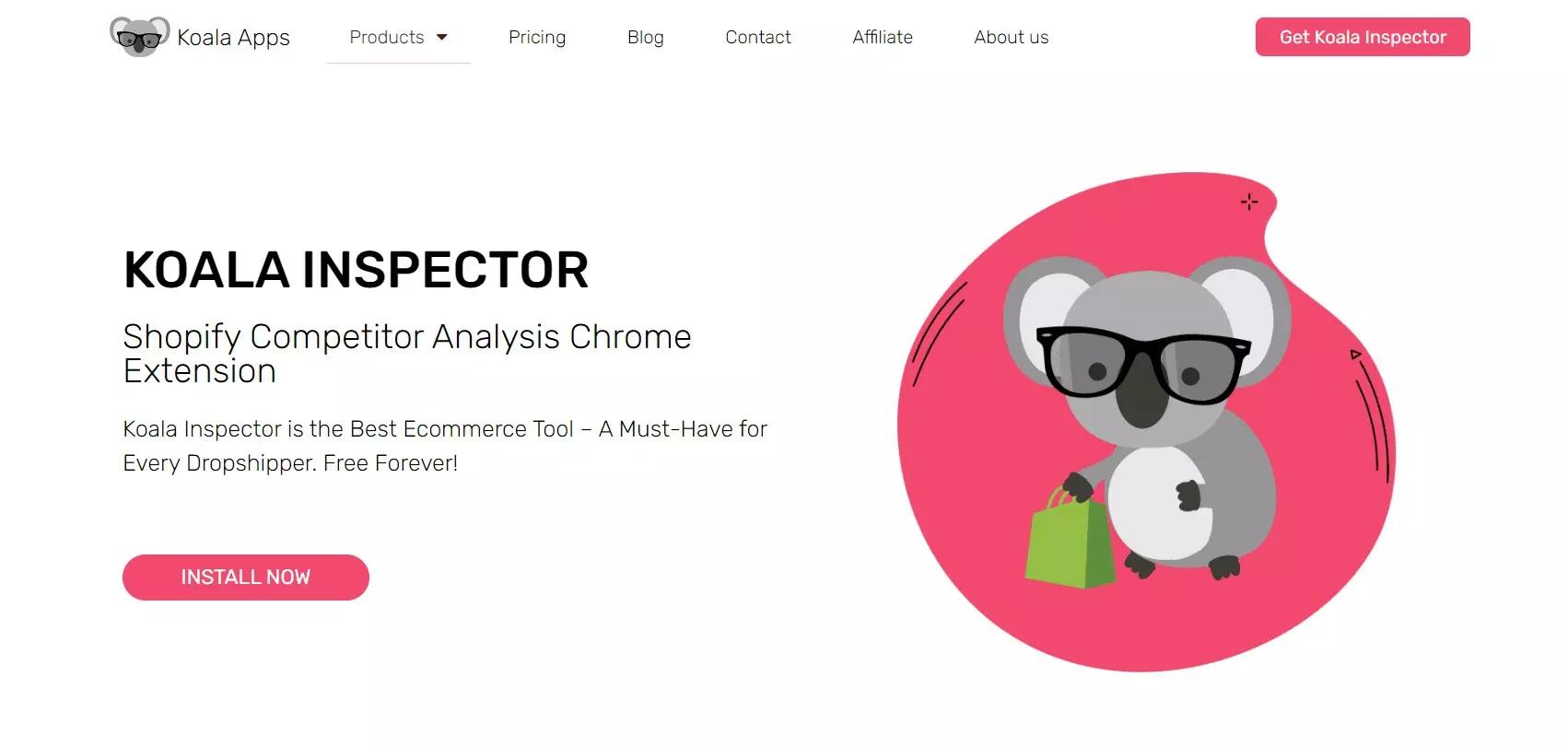 shopify store spy - koala inspector
