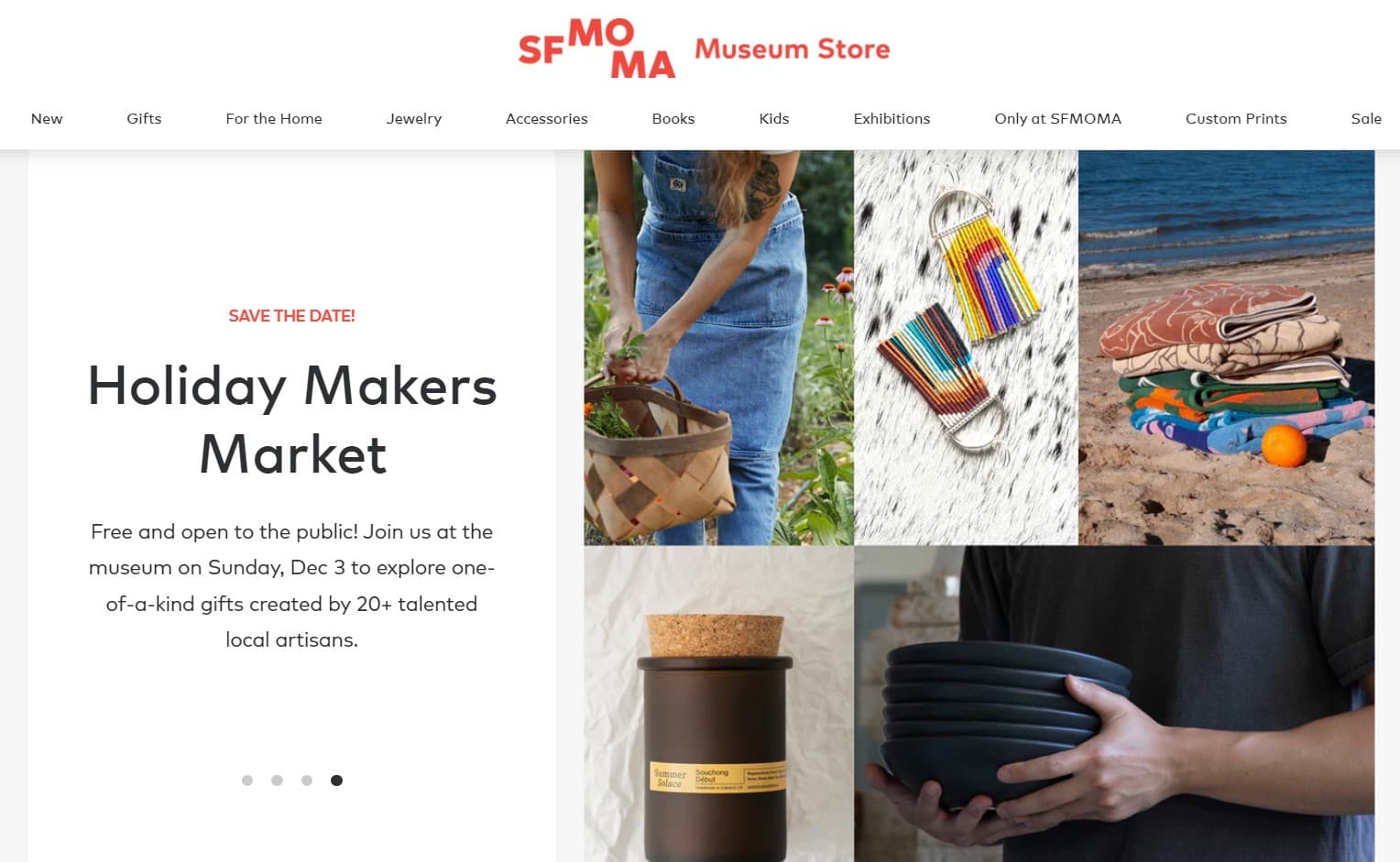 shopify theme flex - sfmoma museum store