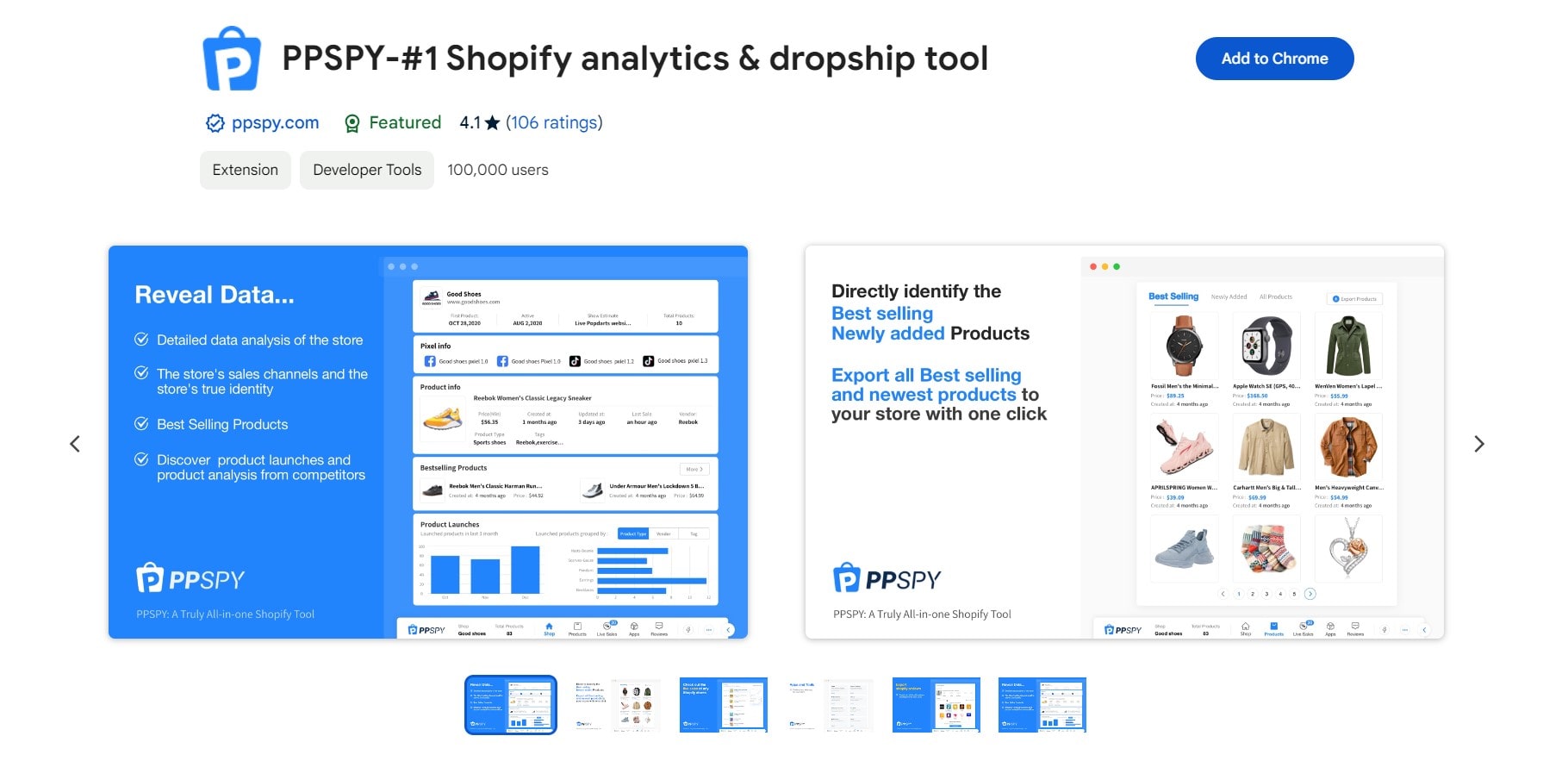spy on shopify competitors - ppspy