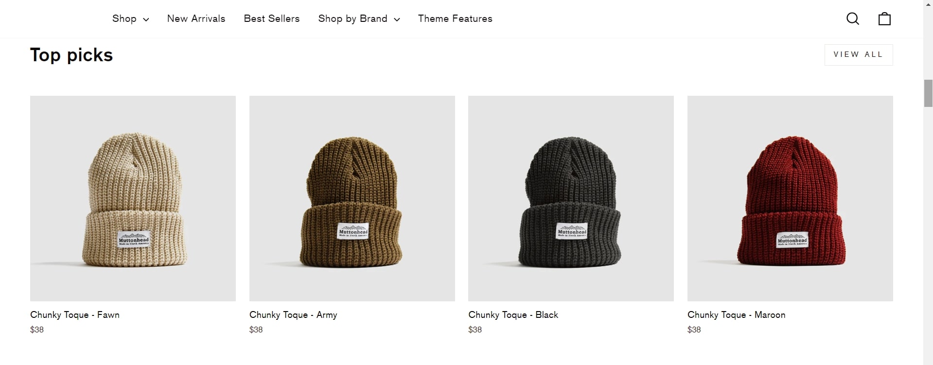 suggested products Impulse Shopify Theme